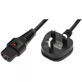 Maitinimo laidas MicroConnect UK Type G į IEC C13 kištuką – maitinimo laidas kompiuteriams ir periferijai