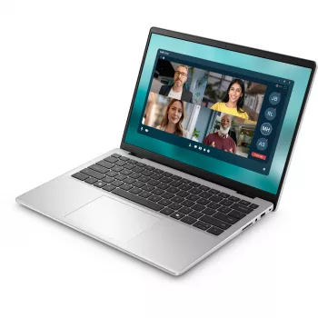 Nešiojamas kompiuteris DELL Pro 14 Essential PV14250 Intel Core 5 120U 35.6 cm (14 colių) Full HD+ 16 GB DDR5-SDRAM 512 GB SSD Wi-Fi 6 (802.11ax) Windows 11 Pro US International Platinum, sidabrinis
