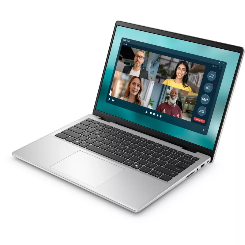 Nešiojamas kompiuteris DELL Pro 14 Essential PV14250 Intel Core 5 120U 35.6 cm (14 colių) Full HD+ 16 GB DDR5-SDRAM 512 GB SSD Wi-Fi 6 (802.11ax) Windows 11 Pro US International Platinum, sidabrinis