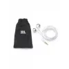 JBL Tune 205 laidinės ausinės, 20–20000 Hz, 14,3 g, Chrome, White