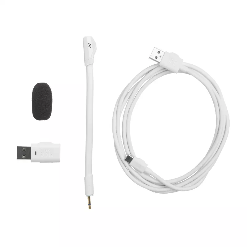 JBL Quantum 360P Belaidės ausinės žaidimams USB Type-C Bluetooth Mėlyna, Balta