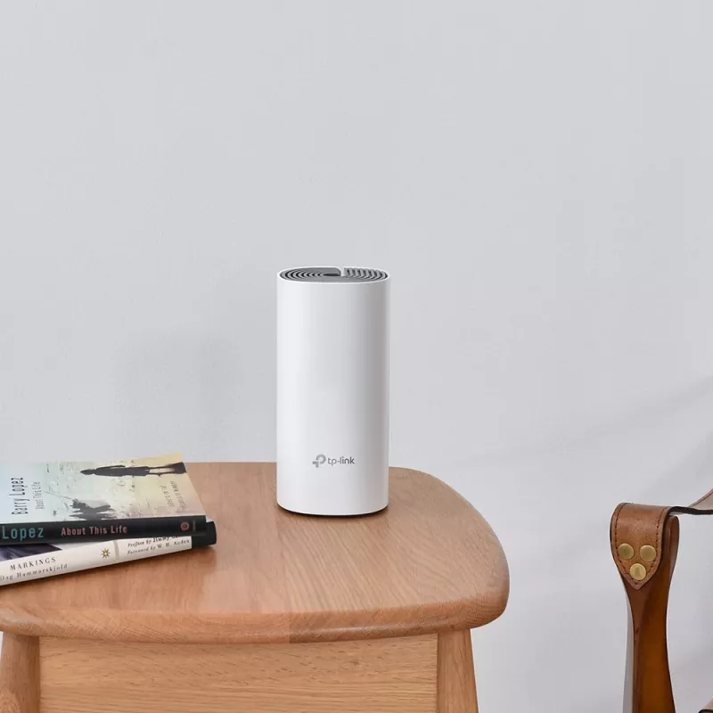 TP-Link Deco E4 AC1200 Viso namo „Mesh“ Wi-Fi sistema, 3 vnt. rinkinys