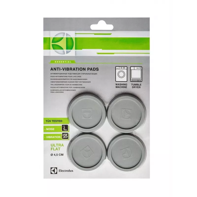 Electrolux E4WHPA02 antivibraciniai pagrindai skalbimo mašinai 4 vnt.