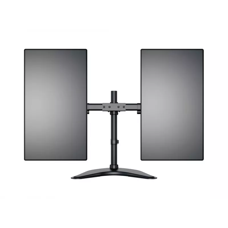 Multibrackets M Deskstand Basic Dual, laisvai pastatomas, 16 kg, 38,1 cm (15 col.), 68,6 cm (27 col.), 100 x 100 mm, juodas