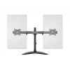 Multibrackets M Deskstand Basic Dual, laisvai pastatomas, 16 kg, 38,1 cm (15 col.), 68,6 cm (27 col.), 100 x 100 mm, juodas