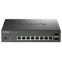 D-Link 10 prievadų Multi-Gigabit Smart Managed PoE+ jungiklis su 8 multi-Gigabit 2,5G PoE ir 2 10G SFP+ prievadais