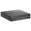 D-Link 10 prievadų Multi-Gigabit Smart Managed PoE+ jungiklis su 8 multi-Gigabit 2,5G PoE ir 2 10G SFP+ prievadais