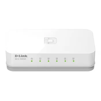 D-Link ES-1005C/E nevaldomas Fast Ethernet (10/100) stalinis jungiklis baltas
