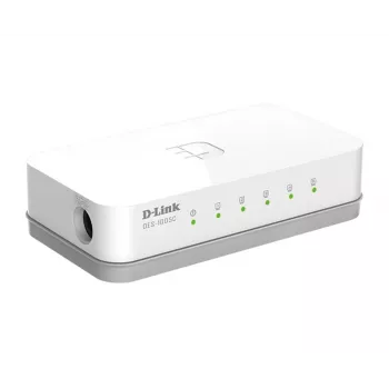 D-Link ES-1005C/E nevaldomas Fast Ethernet (10/100) stalinis jungiklis baltas