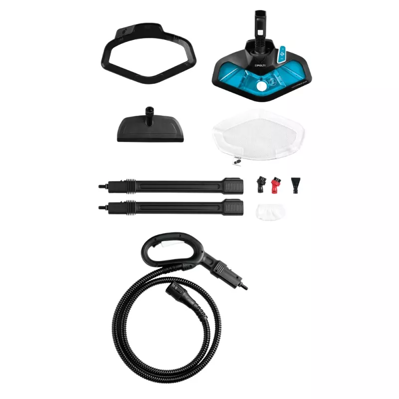 Polti Vaporetto Smart 100_B cilindrinis garinis valytuvas 1500 W mėlynas, baltas