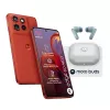 Motorola edge 60 neo + Moto Buds PG38C05749 16.1 cm (6.36 colio) Dual SIM Android 15 5G USB Type-C 8 GB 256 GB 5200 mAh Raudona