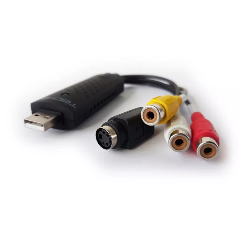 Techly I-USB-VIDEO-700TY vaizdo signalo keitiklis 720 x 576 pikselių