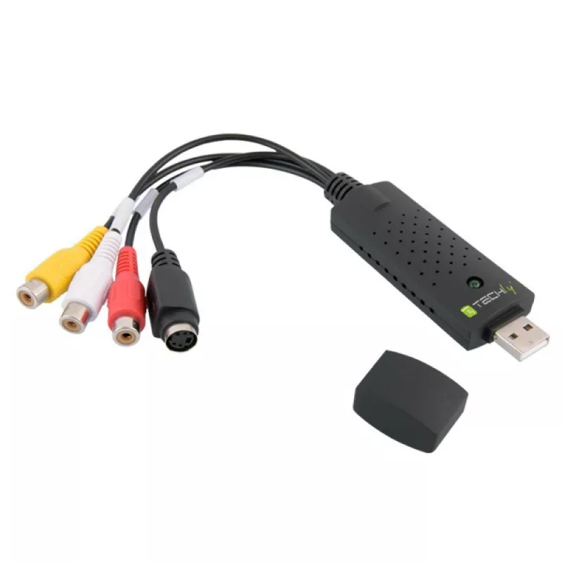 Techly I-USB-VIDEO-700TY vaizdo signalo keitiklis 720 x 576 pikselių