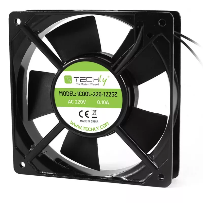 Techly ICOOL-220-1225Z ventiliatoriaus modulis 120x120x25 mm 220V