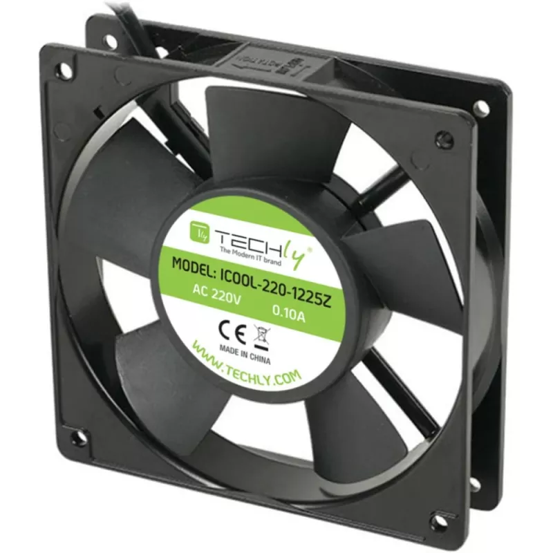 Techly ICOOL-220-1225Z ventiliatoriaus modulis 120x120x25 mm 220V