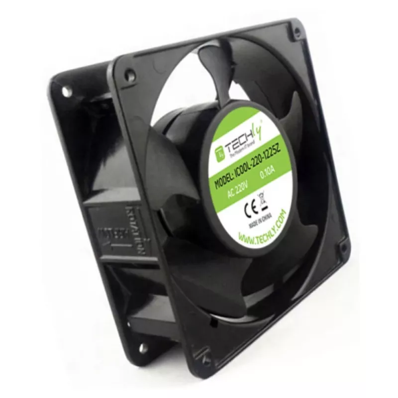 Techly ICOOL-220-1225Z ventiliatoriaus modulis 120x120x25 mm 220V