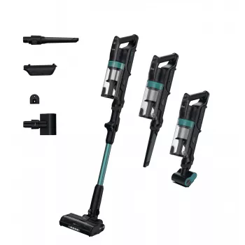 Hoover HF1P10PX 011 belaidis lazdinis dulkių siurblys, 165 W, 0.7 l, juodas/turquoise