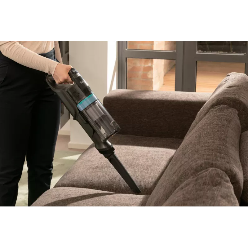 Hoover HF1P10PX 011 belaidis lazdinis dulkių siurblys, 165 W, 0.7 l, juodas/turquoise