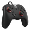 Laidinis žaidimų valdiklis Turtle Beach Rematch, skirtas Nintendo Switch 2 – USB‑C, 3 m laidas, galinis mygtukas, D-padas, juoda
