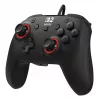 Laidinis žaidimų valdiklis Turtle Beach Rematch, skirtas Nintendo Switch 2 – USB‑C, 3 m laidas, galinis mygtukas, D-padas, juoda