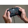 Laidinis žaidimų valdiklis Turtle Beach Rematch, skirtas Nintendo Switch 2 – USB‑C, 3 m laidas, galinis mygtukas, D-padas, juoda