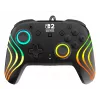 Žaidimų pultas Turtle Beach Afterglow Wave Black, laidinis RGB, USB-C, 3 m, skirta Nintendo Switch / Switch 2