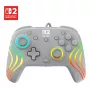 Prievadinis RGB žaidimų valdiklis Turtle Beach Afterglow Wave pilka – USB-C, 3 m laidas, skirta Nintendo Switch / Switch 2 / Switch OLED