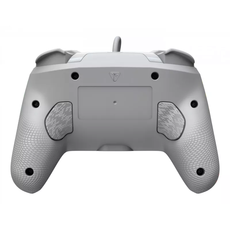 Prievadinis RGB žaidimų valdiklis Turtle Beach Afterglow Wave pilka – USB-C, 3 m laidas, skirta Nintendo Switch / Switch 2 / Switch OLED