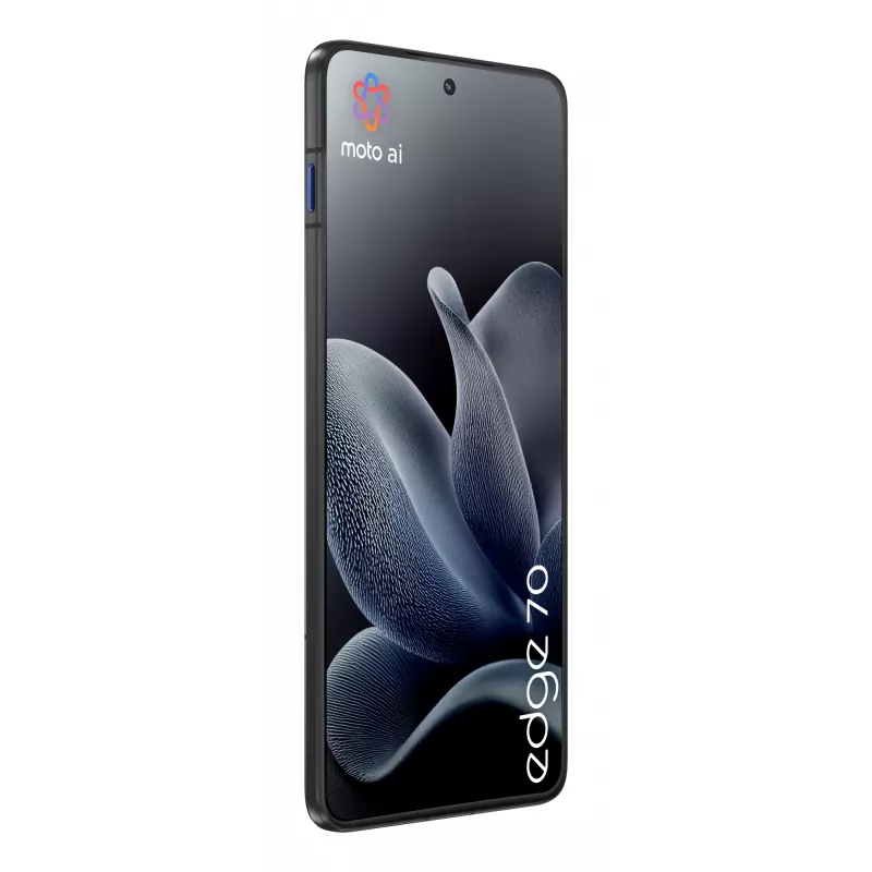 Išmanusis telefonas Motorola edge 70 – 6,7 colio (17 cm) OLED, Snapdragon 7 Gen 4, 8 GB RAM, 256 GB, Dual SIM, 5G, 4800 mAh, Pilka