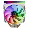 Mars Gaming MCPU-VR White CPU aušintuvas Dual Infinity Mirror ARGB 4 HCT šilumos vamzdeliai 180W TDP itin tylus PWM 12cm ventiliatorius