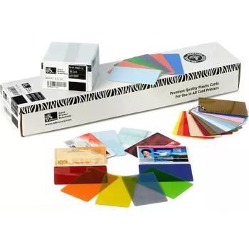 Zebra Premier PVC 50mil (250) – plastikinės kortelės, 250 vnt.