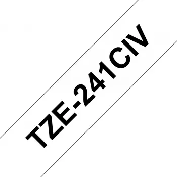 Brother TZE-241CIV lipni juosta etiketėms, TZ serija, 20 vnt. pakuotė