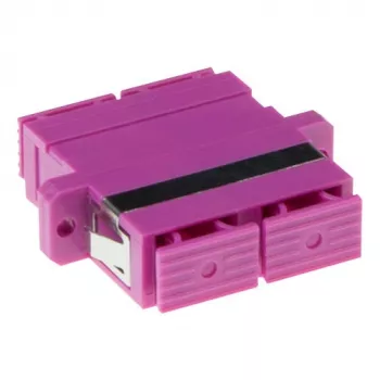 SC duplex adapteris ACT EA3004 daugiamodis OM4 violetinis