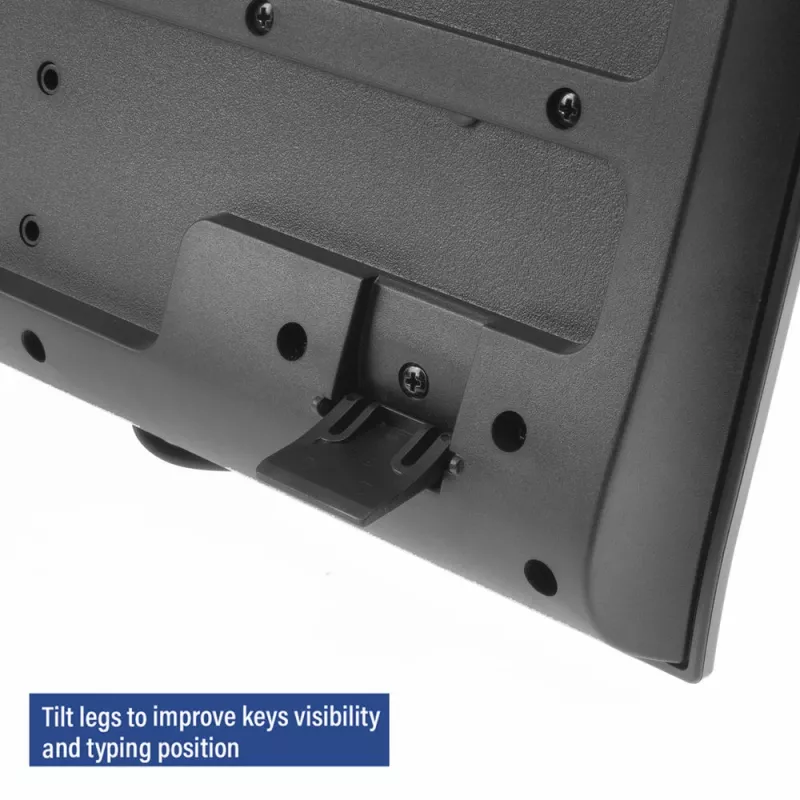 ACT Business klaviatūra USB (Qwerty/US išdėstymas), pilno dydžio (100%), laidinė, USB, membraninė, QWERTY, juoda