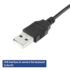 ACT Business klaviatūra USB (Qwerty/US išdėstymas), pilno dydžio (100%), laidinė, USB, membraninė, QWERTY, juoda