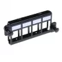 Adapter ACT FA2057 4 x keystone UTP juodas