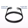 Tinklo kabelis ACT DD1901 Cat6 U/FTP (STP) 1 m RJ-45 Juodas
