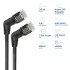 ACT DD1903 tinklo kabelis Cat6 U/FTP (STP) juodas, 3 m, RJ-45 į RJ-45, paauksuoti kontaktai