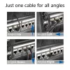 ACT tinklo kabelis DD1952 Cat6 U/FTP (STP) 0,25 m Juodas RJ-45 į RJ-45
