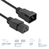 ACT maitinimo laidas C20–C21 IEC60320 juodas 2 m, 250 V 16 A
