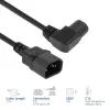 ACT Powercord C14 – C15 (kairėn lenktas) IEC60320 juodas 1,2 m