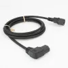 ACT Powercord C14 – C15 (kairėn lenktas) IEC60320 juodas 1,2 m