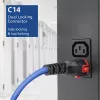 ACT maitinimo laidas C14 IEC Lock+ Dual Locking - C15 IEC Lock+ mėlynas 1 m, PC3870