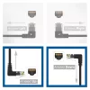 ACT DD7900 Cat6a U/UTP jungiamasis kabelis 0,5 m RJ-45 juodas