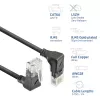 Tinklo jungiamasis laidas ACT DD7905 Cat6a U/UTP 5 m Juodas RJ-45