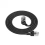 Tinklo kabelis ACT DA4901 Cat6a U/FTP (STP) Juodas 1 m su RJ-45 auksuotais kontaktais