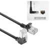 Tinklo kabelis ACT DA4901 Cat6a U/FTP (STP) Juodas 1 m su RJ-45 auksuotais kontaktais
