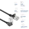 Tinklo kabelis ACT DA4903 Cat6a U/FTP (STP) juodas 3 m su RJ-45 auksuotais kontaktais