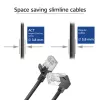 ACT DA4952 tinklo kabelis Cat6a U/FTP (STP) RJ-45 – RJ-45 0,25 m juodas