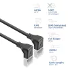 Tinklo kabelis ACT DA5903 Cat6a U/FTP (STP) 3 m, RJ-45 į RJ-45, paauksuoti kontaktai, juodas